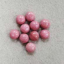 8MM ROUND CABOCHON NEW RHODONITE(10PCS/BAG)